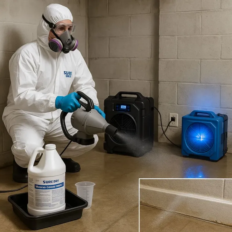 Sanitization and Odor Removal process in Peapack, NJ